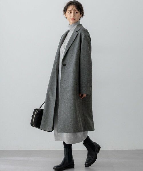 ウールカシミヤビーバー チェスター コート （その他アウター）｜L